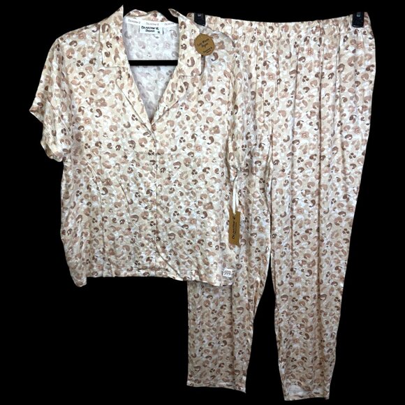 L, XL - BEARPAW - Rayon Sleepwear Set Leopard Animal Print NEW $68 msrp - Picture 8 of 8